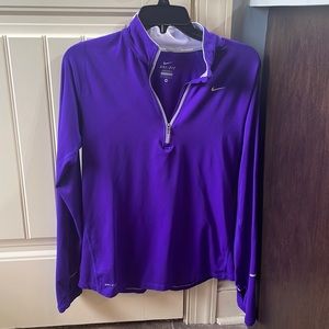 Nike Dri-fit 1/2 zip running shirt